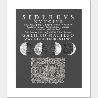 Galileo Galilei Sidereus Nuncius Posters and Art